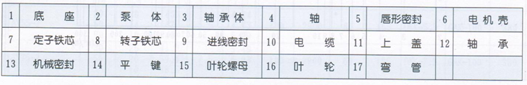 大東海泵業(yè)潛水排污泵結(jié)構(gòu)圖2