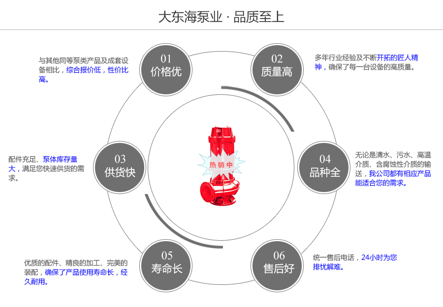 大東海泵業(yè)不銹鋼耐高溫排污泵質(zhì)量保證圖